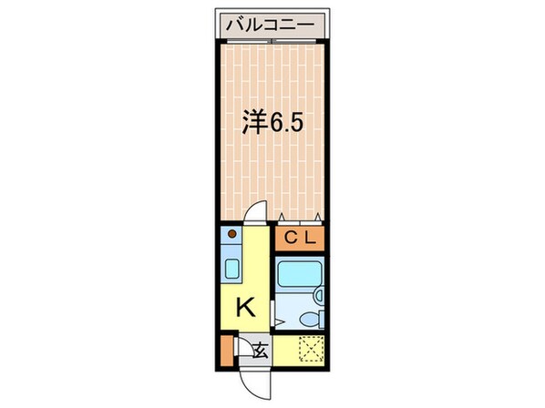 クローバー富士6号館の物件間取画像